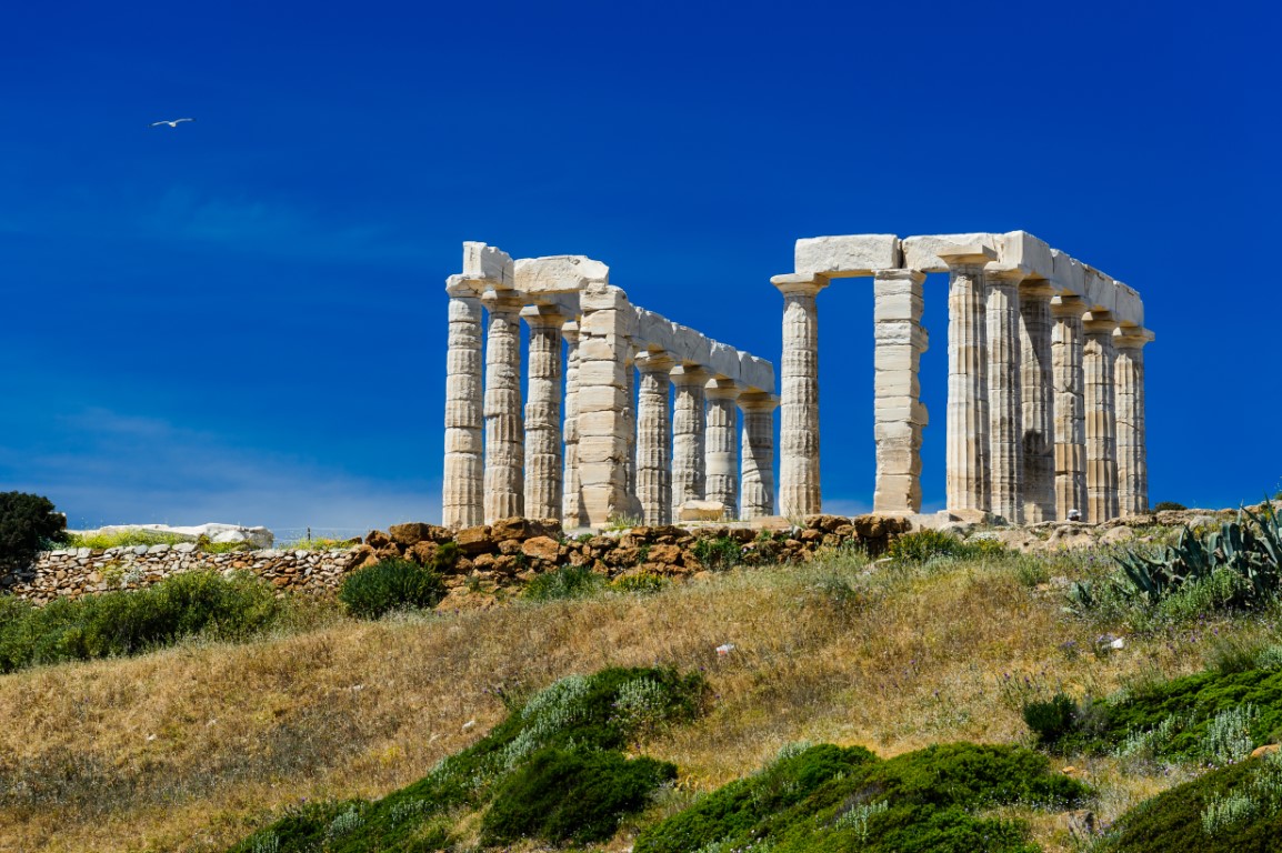 Private Tour Sounio Athens Riviera with Traditional Greek Food
